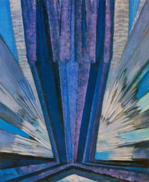 Blue Artwork by Frantisek Kupka