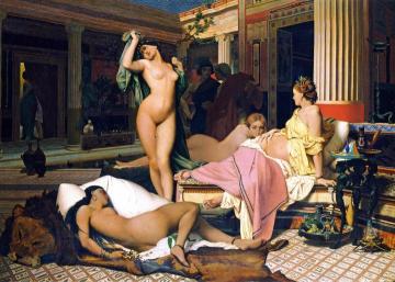 Grecian Interior, Le Gynecee Artwork by Jean Leon Gerome