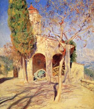 The Old Church at Cagnes Artwork by Guy Orlando Rose