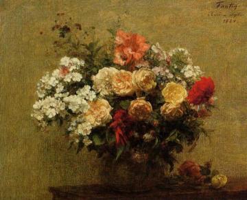 Summer Flowers Artwork by Henri Fantin-Latour