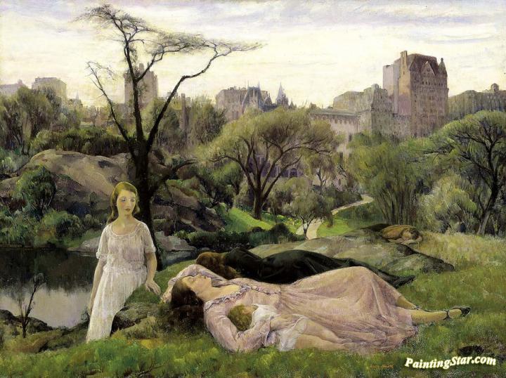 Sleep Artwork by Leon Kroll