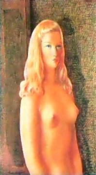 Femme nue aux cheveux blonds Artwork by Moise Kisling