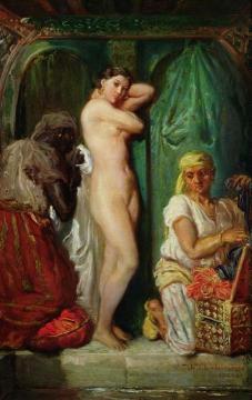 A Bath In The Harem Artwork by Theodore Chasseriau