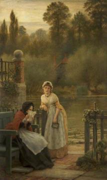 News from Abroad Artwork by George Dunlop Leslie