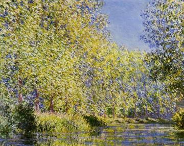 Bend in the River Epte Artwork by Claude Oscar Monet