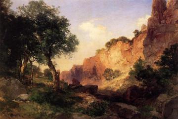 The Grand Canyon - Hance Trail Artwork by Thomas Moran