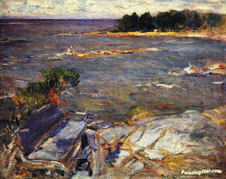 The North Sea Artwork by Abram Efimovich Arkhipov