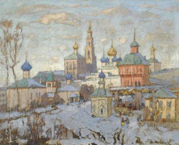 The Novodevichy Monastery Artwork by Konstantin Gorbatov