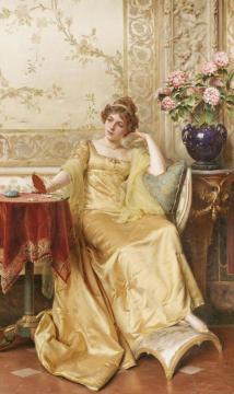 Meditation Artwork by Charles Joseph Frederick Soulacroix