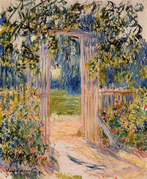 The Garden Gate Artwork by Claude Oscar Monet