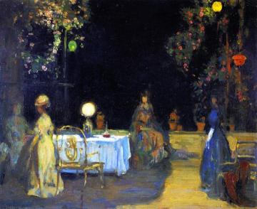 Night in the Garden in Spain Artwork by Charles Conder