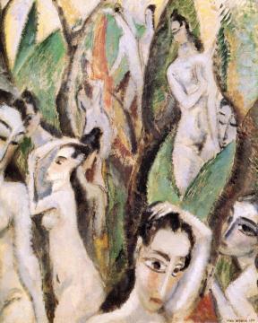 Among the Trees Artwork by Max Weber