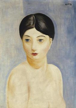 Femme nue assise Artwork by Moise Kisling
