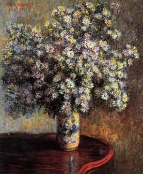 Asters Artwork by Claude Oscar Monet