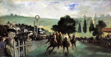 Races at Longchamp Artwork by Edouard Manet
