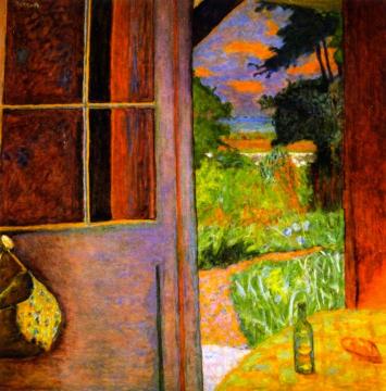 La Porte - Fenêtre ouverte Artwork by Pierre Bonnard