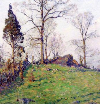 Belmont Hillside Artwork by Aldro Thompson Hibbard