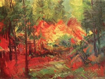 Autumn Flame Artwork by George Wesley Bellows