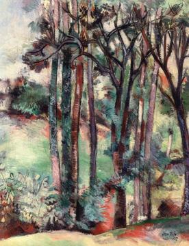 The Edge Of The Woods Artwork by Jean Dufy