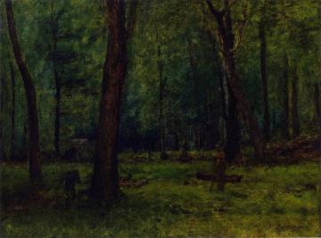 Wood Interior, Keene Valley Artwork by George Inness