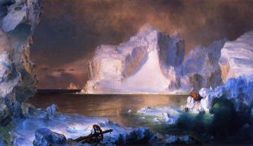 The Icebergs Artwork by Frederic Edwin Church