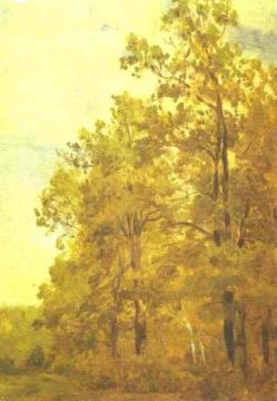 Edge of a Forest. Study Artwork by Isaac Ilich Levitan