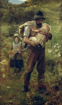 A Heavy Burden Artwork by Arthur Hacker