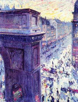 Saint-Denis Gate Artwork by Nicolas Tarkhoff