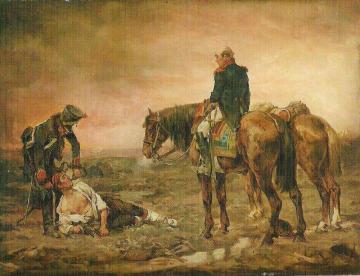 Relief After The Battle Artwork by Jean Louis Ernest Meissonier