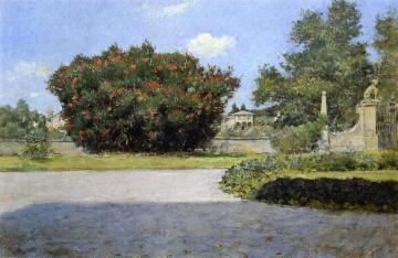 The Big Oleander Artwork by William Merritt Chase