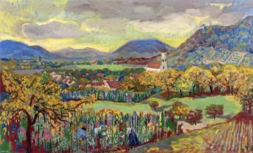 View Of Öhningen And Stein Am Rhein Artwork by Otto Dix