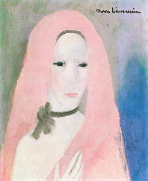 Portrait of a Young Woman Artwork by Marie Laurencin