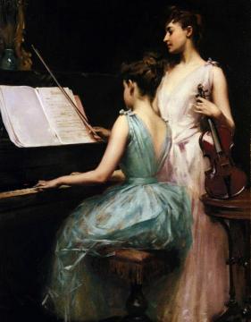 The Sonata Artwork by Irving R. Wiles