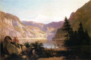 Mountain Lake Artwork by Thomas Hill