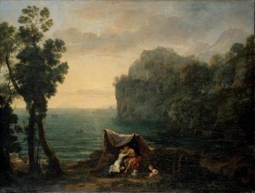 Landscape with Acis and Galatea Artwork by Claude Lorrain