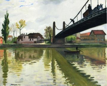 Le Pont de Conflans Artwork by Albert Marquet