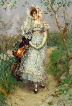 The Promenade Artwork by Frederik Henrdik Kaemmerer