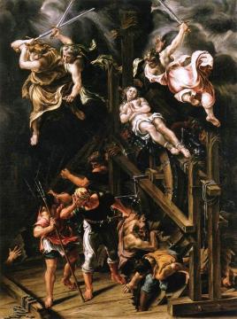 Martyrdom of St Catherine of Alexandria Artwork by Lelio Orsi