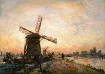 Towpath in Holland Artwork by Johan Berthold Jongkind