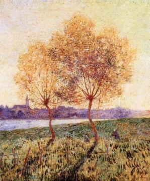 The Banks of the Loire, Basse Indre Artwork by Ferdinand du Puigaudeau