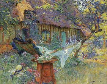 A Lazy Afternoon Artwork by Henri Gaston Darien