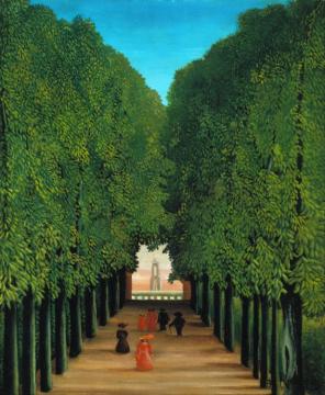 The Avenue In The Park At Saint-cloud Artwork by Henri Rousseau