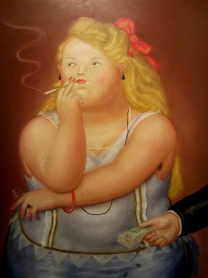 Rosita Artwork by Fernando Botero