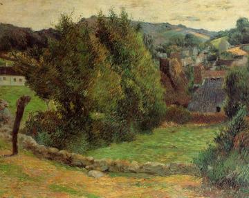 Mount Sainte-Marguerite from near the Presbytery Artwork by Paul Gauguin