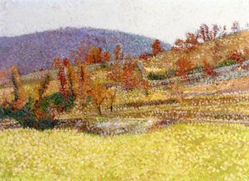Chemin de Marquayrol à l'automne Artwork by Henri Martin