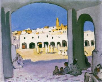 Ghardaia, the Arcades Artwork by Albert Marquet