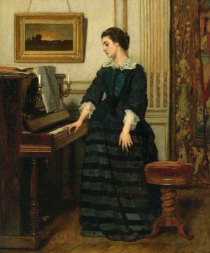 L'Absence Artwork by Alfred Stevens