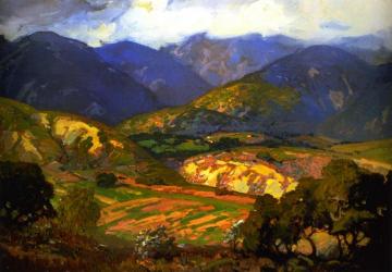 Clouds Drifting over the Mountains Artwork by Franz Bischoff