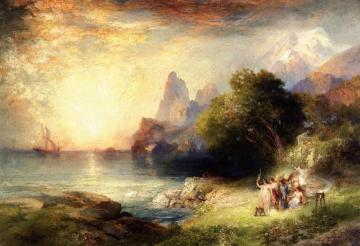 Ulysses and the Sirens Artwork by Thomas Moran