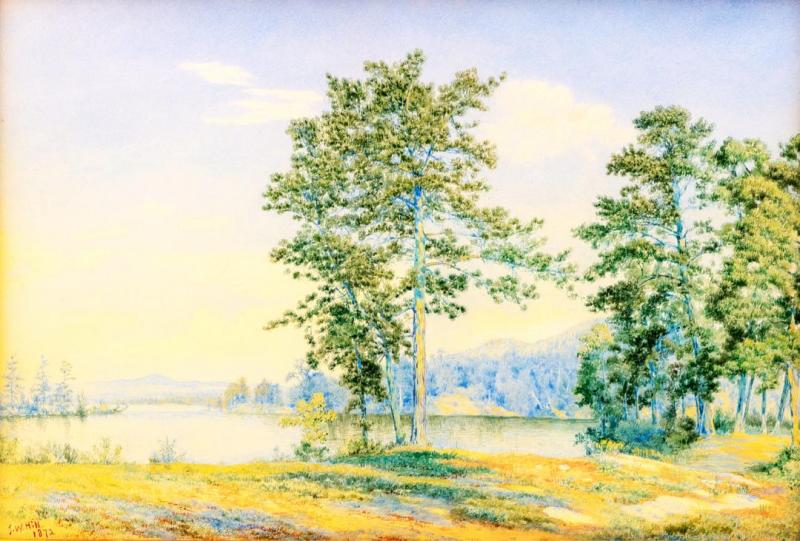 View Looking North Toward High Tor Artwork by John William Hill